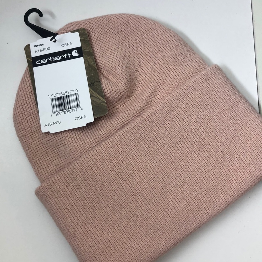 - WOMANS ROSE✖️NEW STOCK ⭐️CARHARTT  hat  beanie *NWT* - Picture 5 of 5